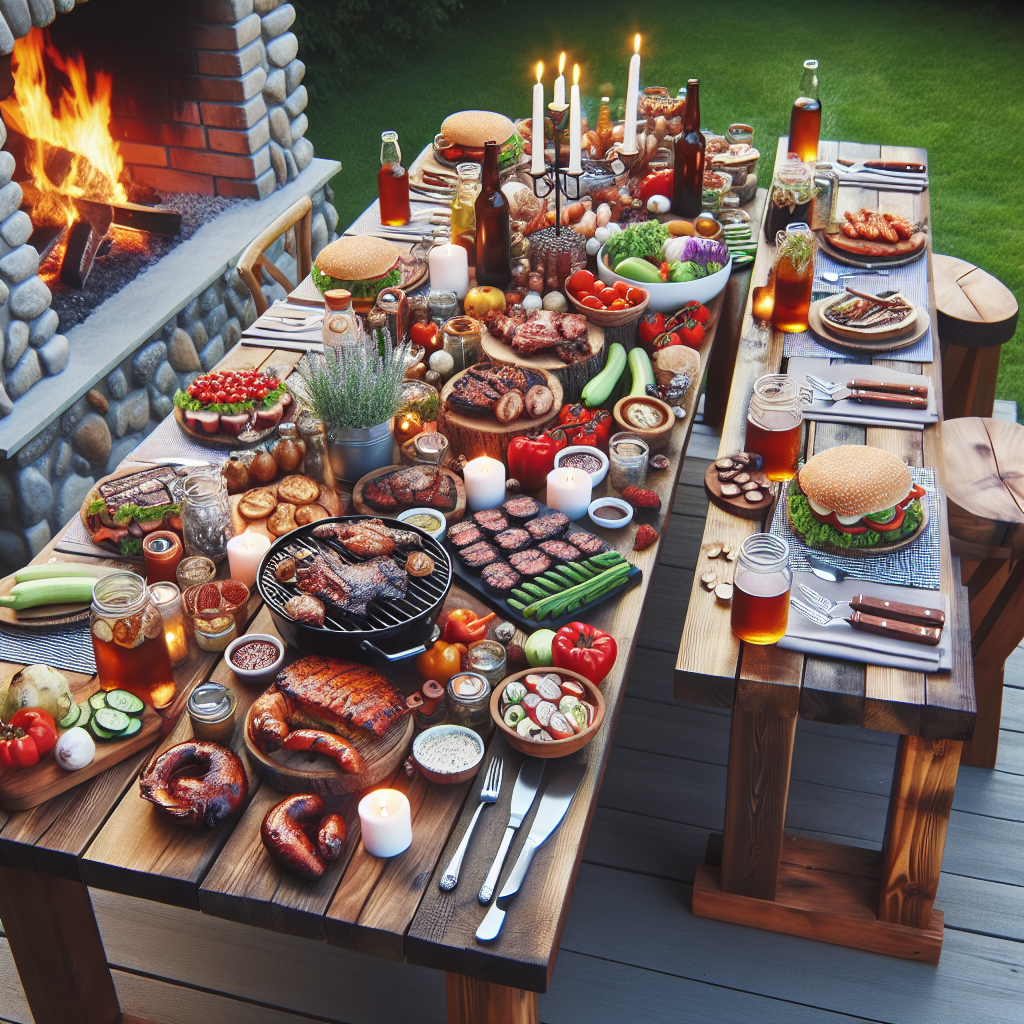 BBQ Tafels voor een Onvergetelijke BBQ Ervaring met Creatieve Ideetjes
