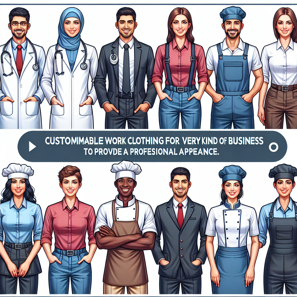 Personaliseerbare Werkkleding Voor Elk Bedrijf Voor Een Professionele Uiterlijk