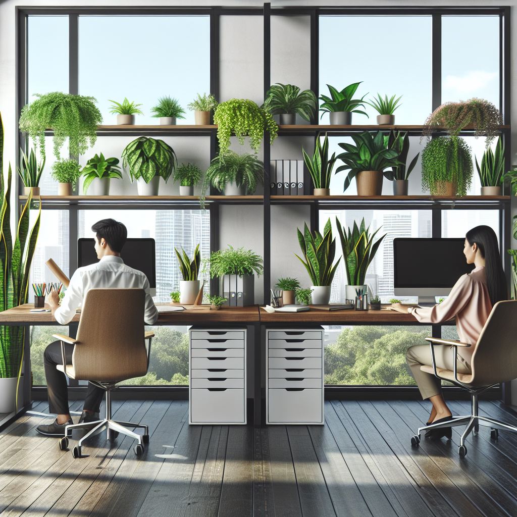 Planten in de Kantoorinrichting voor een Gezondere Werkomgeving