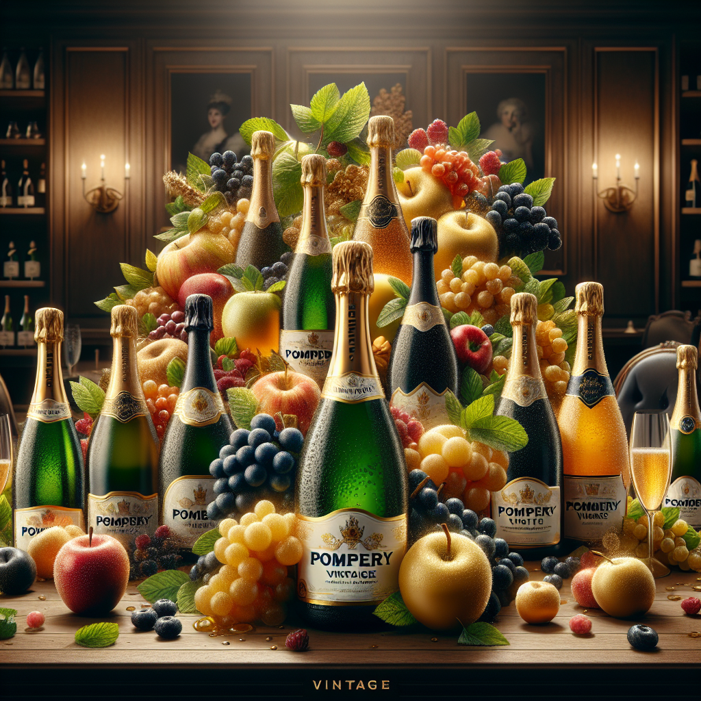 De verschillende soorten Pommery vintage champagnes en hun unieke smaken