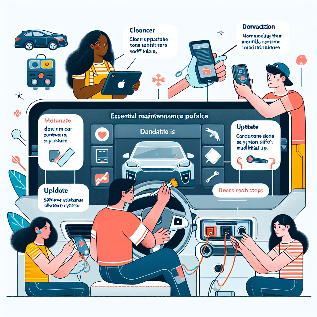 Essentiële Onderhoudstips voor Carmultimedia Systemen en Updates